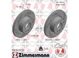 Zimmermann 150.3497.53 - Disco Freno Per Serie 1 (F20), Serie 1 (F21), Serie 3 (F30), Serie 3 Gt (F34), Serie 3 (F31), Serie 4 (F33), Serie 4 (F32, F82), Serie 4 (F36)