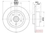 Japanparts DP-0704C - Oe 7701472838 Disco Freno, Asse Posteriore Per Grand Scenic Ii (Jm), Laguna Ii, Scenic Ii