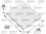 Valeo 698512 - Oe 7701047513 Filtro Aria In Cabina Per Megane Scenic, Scenic I