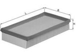 Mahle Lx 993 - Filtro Aria Oe 6001545525 Per Clio Ii, Kangoo (Kc), Kangoo (Fc), Megane I, Scenic I