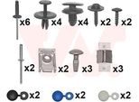 Van Wezel 4040794 - Oe 6999H5 Kit Di Montaggio, Paraurti Per 307, 307 Cc (3B), 307 Sw (3H)
