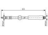 Bosch 1 987 476 531 - Oe 4806 39 Tubo Freno Per 405 Ii