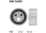 Skf Vkm 16000 Tendicinghia, Cinghia Dentata Oe 1307700QAD Compatibile Con Clio, Kubistar, Kangoo, Megane, Rapid, Twingo