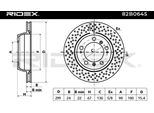 Ridex 82B0645 - Disco Freno Oe 986 352 403 01 Per 911 (996), 911 (997), Boxster (986), Boxster (987), Cayman (987)