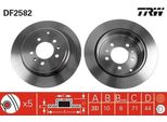 Trw DF2582 - Disco Freno Oe 4246 K9 Per 605 (6B)