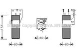 Prasco RTD355 - Essiccatore Aria Condizionata Oe 7700436195 Per Scenic I, Megane Scenic, Megane I, Clio Ii