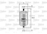Valeo 587016 - Filtro Carburante Oe AK10BC Per Laguna I, Safrane Ii (B54), Espace Iii (Je)