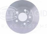 Hella 8DD 355 103-531 - Oe 7700800003 Disco Freno Per Laguna I, Safrane I (B54), Safrane Ii (B54)
