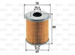 Valeo 587910 - Filtro Carburante Oe 7701204497 Per Clio I, Megane I, Megane Scenic, Rapid, Safrane I (B54), Safrane Ii (B54)