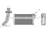 Prasco RT6170 - Oe 7701039481 Scambiatore Di Calore, Riscaldatore Per Laguna I