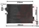 Van Wezel 74005052 - Condensatore Aria Condizionata Oe 99657311102 Per 911 (997), 911 (996), Boxster (986), Boxster (987), Cayman (987)