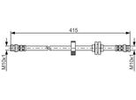 Bosch 1 987 476 999 - Tubo Freno Oe 77 01 050 070 Per Laguna Ii, Vel Satis (BJ0), Espace Iv (Jk)
