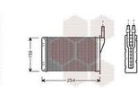 Van Wezel 43006087 - Oe 7701027040 Scambiatore Di Calore, Riscaldatore Per Twingo I (C06), Rapid, Twingo I (S06)