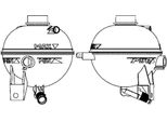 Mahle Crt 13 000S - Oe 1323 86 Vaso Di Espansione Per 307, 307 Cc (3B), 307 Sw (3H)