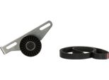 Gates K015PK1113 Set Di Cinghie Trapezoidali Dentate Oe 7701477522 Compatibile Con Thalia, Scenic, Sandero, Megane, Logan, Laguna, Kangoo, Clio, Kubistar
