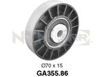 Snr GA355.86 - Puleggia Folle Oe 7700869684, Cinghia A V Per Clio Ii, Kangoo (Kc), Kangoo (Fc), Thalia I (Lb)