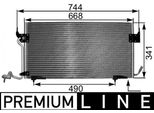 Mahle Ac 341 000P - Condensatore Aria Condizionata Oe 6455AW Per Xsara, 306