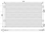 Valeo 814487 - Condensatore Aria Condizionata Oe 5093 708AA Per Pt Cruiser (Pt)