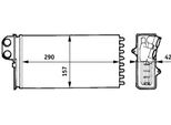 Mahle Ah 163 000S - Oe 6448 61 Scambiatore Di Calore, Riscaldatore Per 605 (6B)