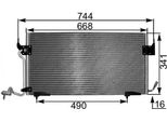 Mahle Ac 342 000S - Condensatore Aria Condizionata Oe 6455W4 Per Berlingo, Xsara, Partner (5, G)
