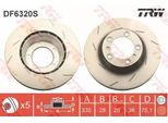 Trw DF6320S - Disco Freno Oe 970 352 403 00 Per Panamera (970), Panamera (971)