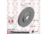 Zimmermann 470.2418.20 - Disco Freno Per Espace Iv (Jk), Vel Satis (BJ0)