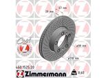 Zimmermann 460.1525.20 - Disco Freno Per 911 (996), 911 (997), Boxster (986), Boxster (987), Cayman (987)