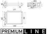 Mahle Ah 38 000P - Oe 1620043380 Scambiatore Di Calore, Riscaldatore Per 308 Ii, 308 Sw Ii
