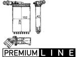 Mahle Ah 116 000P - Oe 6448C9 Scambiatore Di Calore, Riscaldatore Per Xsara, 306