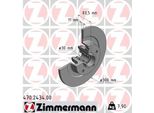 Zimmermann 470.2434.00 - Disco Freno Per Laguna Iii, Latitude (L70)