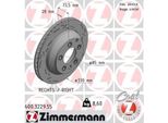Zimmermann 600.3229.55 - Disco Freno, Destro Per Q7 (4L), Cayenne (92A), Cayenne (9PA), Touareg (7L), Touareg (7P), Touareg (CR7, RC8)