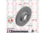 Zimmermann 460.1530.20 - Disco Freno Per Cayman (981), 718 (982), Boxster (981)