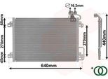 Van Wezel 43005273 - Oe 7700434383 Condensatore Aria Condizionata Per Megane I, Megane Scenic, Scenic I