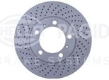 Hella 8DD 355 125-051 - Disco Freno Oe 98135140101 Per Boxster (981), Cayman (981)