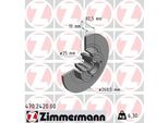 Zimmermann 470.2420.00 - Disco Freno Per Grand Scenic Ii (Jm), Megane Ii, Scenic Ii