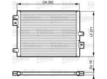 Valeo 814167 - Condensatore Aria Condizionata Oe 996 573 111 02 Per 911 (996), 911 (997), Boxster (987), Cayman (987)