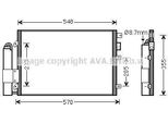 Prasco RTA5275D - Condensatore Aria Condizionata Oe 2765000Q0G Per Clio Ii, Kangoo (Kc), Kangoo (Fc), Thalia I (Lb), Thalia Ii (Lu)