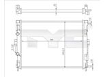 Tyc 728-0059-R - Radiatore Oe 8200115541, Raffreddamento Motore Per Grand Scenic Ii (Jm), Megane Ii, Scenic Ii