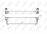 Nrf 53799 - Radiatore Oe 99710603702, Raffreddamento Motore Per Cayman (987), Boxster (987), 911 (997)