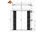 Nrf 350203 - Condensatore Aria Condizionata Oe 99157311102 Per 911 (991), Boxster (981), Cayman (981)
