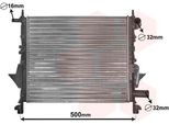 Van Wezel 43002217 - Oe 7701045212 Radiatore, Raffreddamento Motore Per Twingo I (C06), Twingo I (S06)