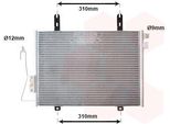 Van Wezel 43005221 - Oe 7700301253 Condensatore Aria Condizionata Per Kangoo (Kc), Kangoo (Fc)