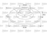 Valeo 675400 - Oe 432025945R Disco Freno, Asse Posteriore Per Vel Satis (BJ0), Espace Iv (Jk)