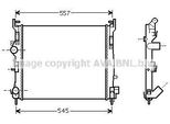 Prasco RTA2362 - Radiatore Oe 7711497455, Raffreddamento Motore Per Clio Ii, Thalia I (Lb), Thalia Ii (Lu)