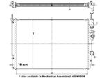Nrf 56158 - Oe 7700425842 Radiatore, Raffreddamento Motore Per Megane I, Megane Scenic, Scenic I