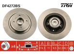 Trw DF4272BS - Oe 77 01 206 327 Disco Freno Per Megane I, Megane Scenic, Scenic I, Scenic Ii