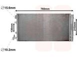 Condensatore Aria Condizionata Van Wezel + Essiccatore Per Renault Fluence Megane Iii Scenic Grand Scenic