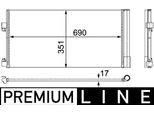 Mahle Ac 486 000P - Oe 92 11 000 02R Condensatore Aria Condizionata Con Essiccatore Per Laguna Iii, Latitude (L70)