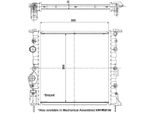 Nrf 56159 - Oe 7700430647 Radiatore, Raffreddamento Motore Per Clio Ii