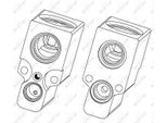 Nrf 38369 - Oe 7701040563 Valvola Di Espansione, Impianto Di Climatizzazione Per Megane I